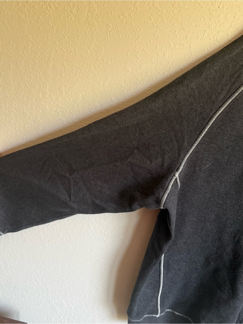 Men’s XXL Navy/Gray LL Bean Traditional Fit Casual Outdoor Quarter Zip Pullover - Picture 3 of 5